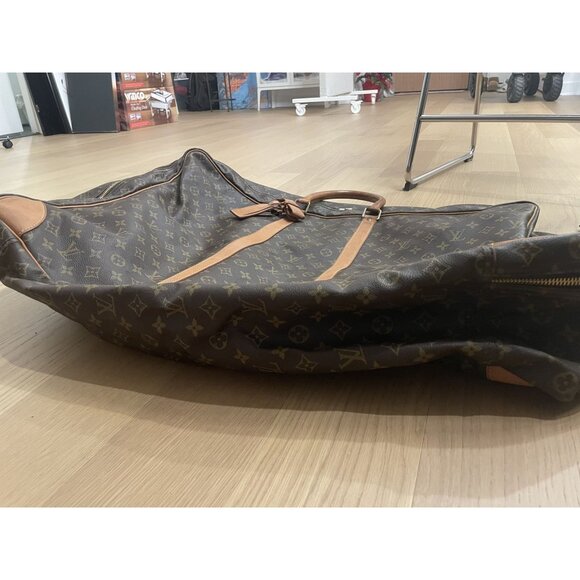 Louis Vuitton Monogram Canvas Garment Bag With Leather Trim & Dual Handles - Picture 6 of 16